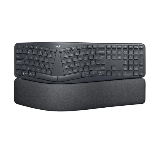 Logitech 920-010108. Keyboard form factor: Full-size (100%). Keyboard style: Curved. Connectivity technology: Wireless, Device interface: RF Wireless + Bluetooth, Keyboard key switch: Semi-mechanical key switch, Keyboard layout: QWERTY. Wrist rest. Recomm Logitech 920-010108. Keyboard form factor: Full-size (100%). Keyboard style: Curved. Connectivity technology: Wireless, Device interface: RF Wireless + Bluetooth, Keyboard key switch: Semi-mechanical key switch, Keyboard layout: QWERTY. Wrist rest. Recomm