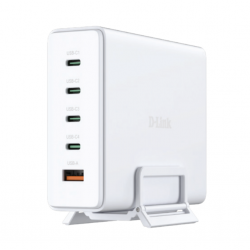 D-Link DCF-241. Charger type: Indoor, Power source type: AC, Charger compatibility: Universal. Input voltage: 110 - 240 V. USB Type-C ports quantity: 4, Fast charging, Power protection features: Overheating, Over current, Over voltage, Overcharge, Short c D-Link DCF-241. Charger type: Indoor, Power source type: AC, Charger compatibility: Universal. Input voltage: 110 - 240 V. USB Type-C ports quantity: 4, Fast charging, Power protection features: Overheating, Over current, Over voltage, Overcharge, Short c