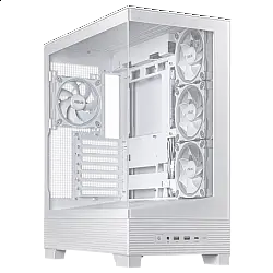 ASUS A31 Plus TG ARGB WHITE. Form factor: Midi Tower, Type: PC, Product colour: White. Side fans installed: 3x 120 mm, Rear fans installed: 1x 120 mm, Rear fans diameters supported: 120,140 mm. Supported HDD sizes: 2.5,3.5