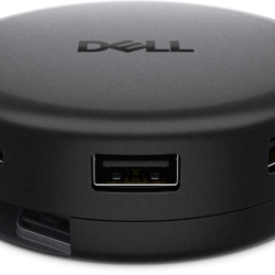 Dell Pro 7-in-1 USB-C Travel Hub DA326, Connectivity Technology: Wired, Cable Length: 248mm, Number of Displays Supported: 2, Supported Resolutions: 6016x3384 / 3840x2160, Maximum Data Transfer Rate: 1.25 GB/s, Power Delivery: 100W (Dell Systems), Etherne