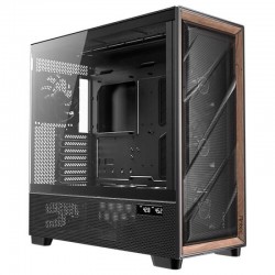 Carcasa ANTEC Flux PRO Full Tower RGB NEGRU, Tempered Glass, Sloturi Expansiune 8, Drive Bays: 4x3.5