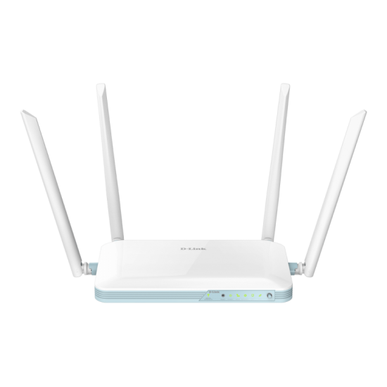 D-Link G403 EAGLE PRO AI N300 4G SMART Wi-Fi Router, Single Band, Wireless Speed: 300Mbps 2.4GHz, 1x  Fast Ethernet WAN 4x Fast Ethernet LAN, 4 fixed omni-directional antennas, AI Assistant, AI Parental Control, AI Wi-Fi Optimiser