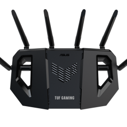 ASUS TUF Gaming BE6500 (TUF-BE6500). WAN connection type: RJ-45. Wi-Fi band: Dual-band (2.4 GHz / 5 GHz), Top Wi-Fi standard: Wi-Fi 7 (802.11be), WLAN data transfer rate (max): 6500 Mbit/s. Ethernet LAN interface type: 2.5 Gigabit Ethernet, VPN support: I ASUS TUF Gaming BE6500 (TUF-BE6500). WAN connection type: RJ-45. Wi-Fi band: Dual-band (2.4 GHz / 5 GHz), Top Wi-Fi standard: Wi-Fi 7 (802.11be), WLAN data transfer rate (max): 6500 Mbit/s. Ethernet LAN interface type: 2.5 Gigabit Ethernet, VPN support: I
