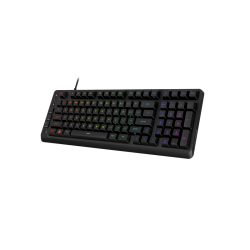 Tastatura gaming HP HyperX Eve 1800GAM, membrana, lungime cablu 1.5m, iluminare RGB (16,777,216 colors), polling rate 1000 Hz, negru