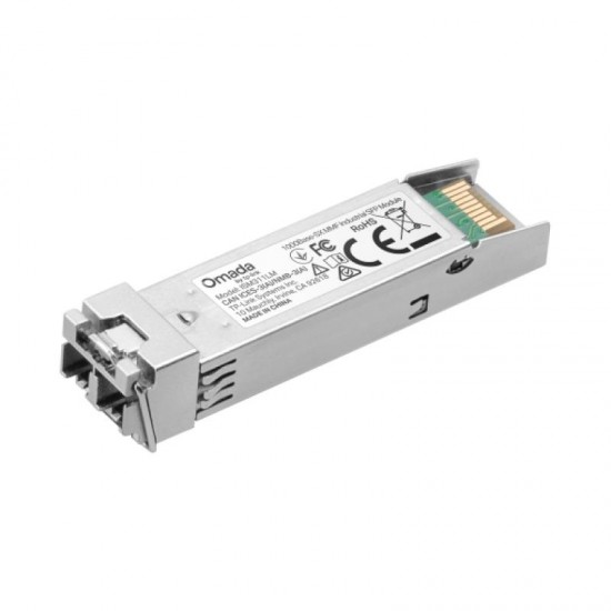 TP-Link SFP MODULE 1000Base-SX MMF Industrial, standard IEEE 802.3z,TCP/IP, fibra 50/125 μm or 62.5/125 μm Multi-mode, data rate 1.25 Gbps TP-Link SFP MODULE 1000Base-SX MMF Industrial, standard IEEE 802.3z,TCP/IP, fibra 50/125 μm or 62.5/125 μm Multi-mode, data rate 1.25 Gbps