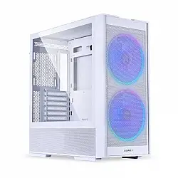 Carcasa LIAN LI LANCOOL 206 Mid Tower RGB ALB, Tempered Glass, Sloturi Expansiune 7, Drive Bays: 2x3.5