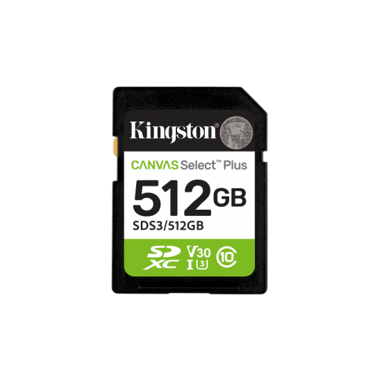 Card de Memorie SDXC Kingston512GBCanvas Select Plus