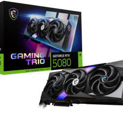 Placa Video MSI GEFORCE RTX 5080 16G GAMING TRIO OC GDDR7 256bit, 3x DP 1x HDMI