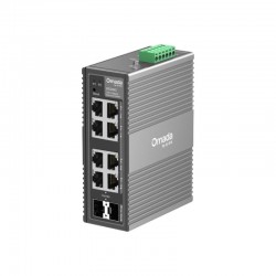 Omada 8-Port Gigabit Industrial Easy Managed Switch 8× Gigabit Ports (6× RJ45, 2× RJ45/SFP Combo) Professional Industrial-Grade Design: -40~75°C Operating Temperature, 6kV Lighting Protection, and 1+1 Redundant Power Input Abundant Features: VLAN, QoS, an Omada 8-Port Gigabit Industrial Easy Managed Switch 8× Gigabit Ports (6× RJ45, 2× RJ45/SFP Combo) Professional Industrial-Grade Design: -40~75°C Operating Temperature, 6kV Lighting Protection, and 1+1 Redundant Power Input Abundant Features: VLAN, QoS, an