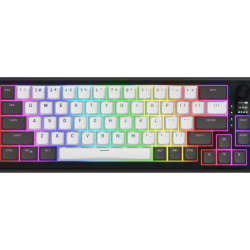 HATOR Skyfall Pro Wireless 65. Keyboard form factor: 65%. Keyboard style: Straight. Connectivity technology: Wired & Wireless, Device interface: USB + RF Wireless + Bluetooth, Keyboard key switch: Mechanical, Keyboard layout: QWERTY. Backlight type: RGB L