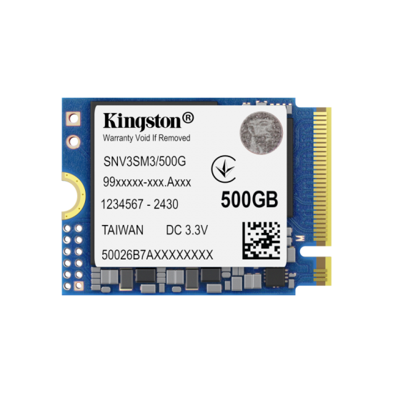 SSD intern Kingston NV3, 500 GB, PCI Express 4.0 x4 NVMe M.2 2230