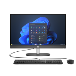 All-in-One Business HP ProOne 240 G10 cu procesor Intel Core i3-N300 pana la 3.8GHz, 24 inch, Full HD, IPS, 8GB DDR4, 256GB SSD M.2 NVMe, Intel UHD Graphics, FreeDos, White, 3 ani garantie