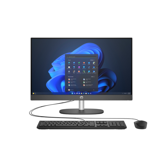 All-in-One HP ProOne 240 G10  23.8 inch Non-Touch IPS FHD (1920x1080) Anti-Glare LED UWVA 250 nits, Intel Core Ultra 7 155U 12-Core (2.1GHz, up to 4.8GHz, 12MB), video Integrat Intel Iris Xe Graphics, RAM 16GB DDR5 5600MHz (1x16GB), SSD 512GB M.2 2280 PCl