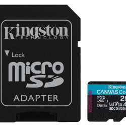 Card de Memorie MicroSDXC Kingston256GBCanvas GO PlusCu Adaptor