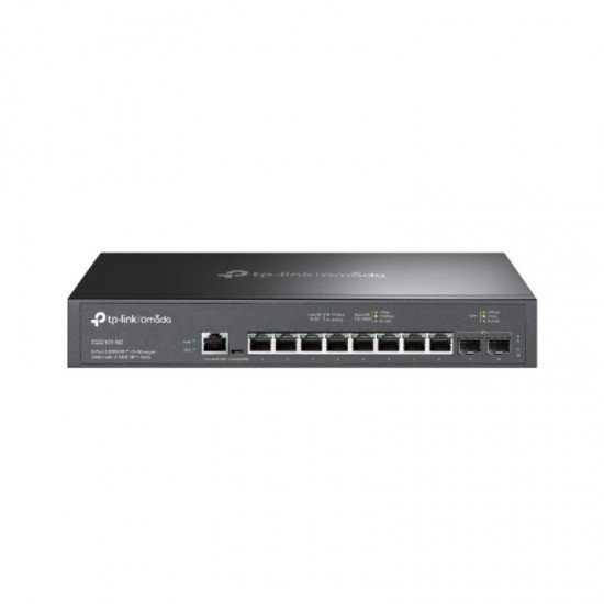 Switch TP-Link SG3210X-M2, 8 x porturi RJ 45, 2 x SFP+, viteza LAN 100/1000/2500 MBps, Layer L2+, capacitate 80 Gbps, dimensiuni 294 × 180 × 44 mm Switch TP-Link SG3210X-M2, 8 x porturi RJ 45, 2 x SFP+, viteza LAN 100/1000/2500 MBps, Layer L2+, capacitate 80 Gbps, dimensiuni 294 × 180 × 44 mm