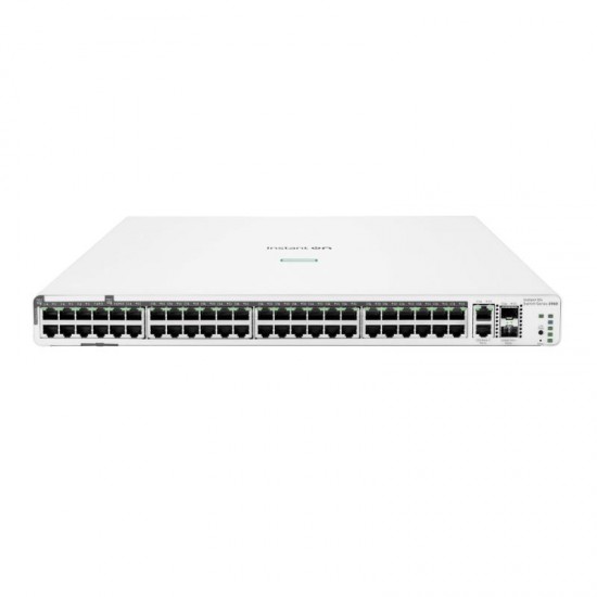 HPE Networking Instant On Switch 40p Gigabit CL4 8p Gigabit CL6 PoE 2p 10GBT 2p SFP+ 600W 1960