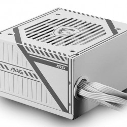 Sursa PC MSI MAG A650BNL 650W ALB 80 PLUS Bronze eficienta 85%, non modulara, Active PFC, Protectii OCP, OVP, OPP, SCP, ATX