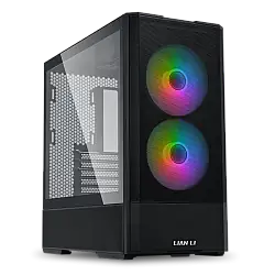 Carcasa LIAN LI LANCOOL 207 Mid Tower RGB NEGRU, Tempered Glass, Sloturi Expansiune 7, Drive Bays: 1x3.5