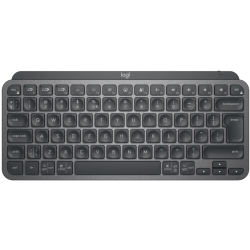 Logitech Master MX Keys Mini. Keyboard form factor: Mini. Keyboard style: Straight. Connectivity technology: Wireless, Device interface: RF Wireless + Bluetooth, Keyboard layout: QWERTY. Backlight type: LED. Recommended usage: Office. Product colour: Grap