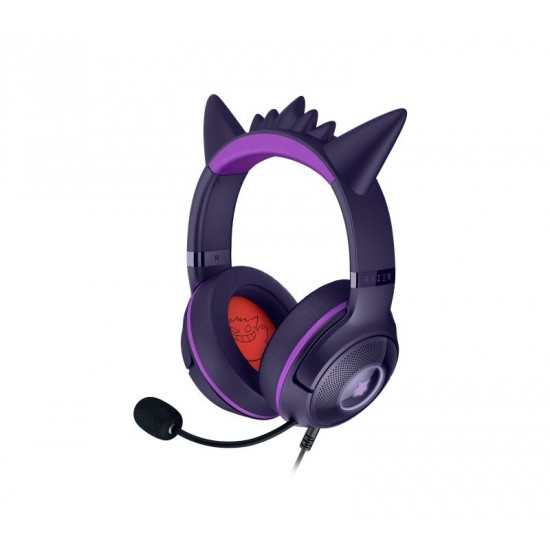 Casti Razer Kraken Kitty V2 Pokemon Edition, Bluetooth 5.2, interfata USB- A, sensibilitate 92.5 dB SPL / mW @ 1kHz si sensibilitate microfon 42 dBV /Pa