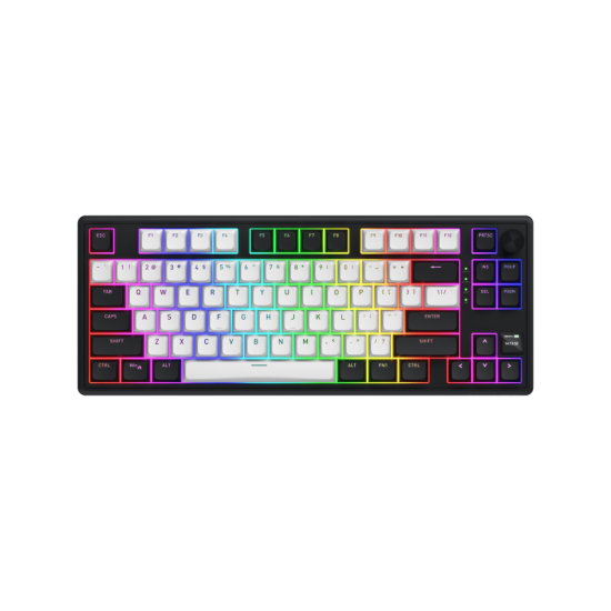 Tastatura gaming wireless Hator Skyfall Mag ULTIMA 8k, interfata 2.4GHz, BT5.3, USB pana la 8000Hz, capacitate baterie 8000mAh, durata de viata baterie: cu iluminare pana la 24 ore, fara iluminare pana la 533 ore, iluminare RGB cu posibilitatea de a custo