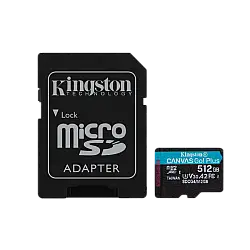 Card de Memorie Kingston 512GB Canvas Go! Plus CL10