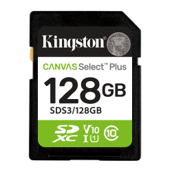Card de Memorie SDXC Kingston128GBCanvas Select Plus
