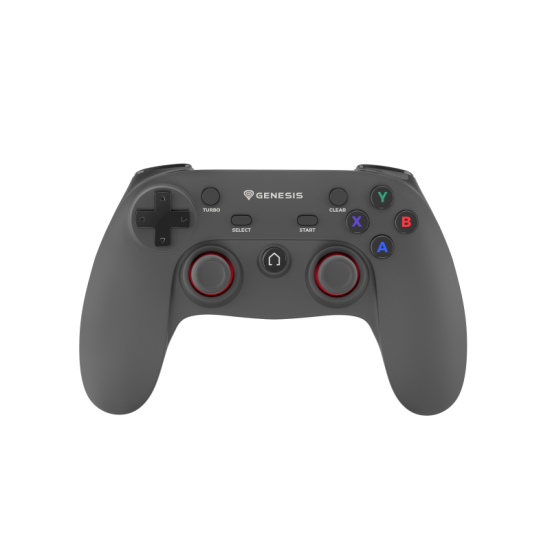 Controller wireless Genesis Mangan PV56, interfata 2.4 GHz, numar butoane 12, capacitate baterie 600 mAh, compatibilitate PC, PS3, negru Controller wireless Genesis Mangan PV56, interfata 2.4 GHz, numar butoane 12, capacitate baterie 600 mAh, compatibilitate PC, PS3, negru