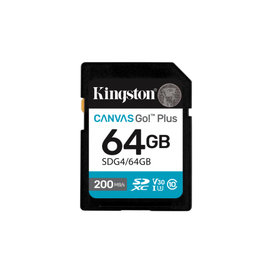 Card de Memorie SDXC Kingston64GBCanvas GO Plus