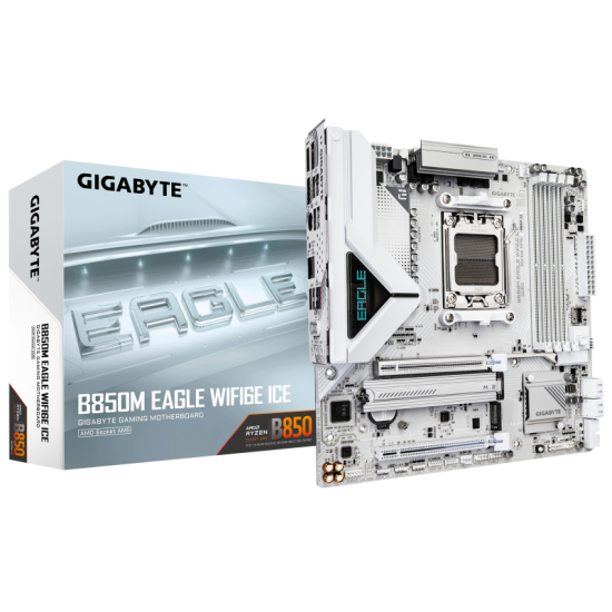 Placa de bază Gigabyte B850M EAGLE WIFI6E ICE AM5 Placa de bază Gigabyte B850M EAGLE WIFI6E ICE AM5