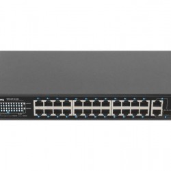Switch  24x 100 Mb PoE+ / 2x combo, rack 19
