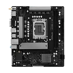 Asrock H810M-X WiFi. Processor manufacturer: Intel, Processor socket: LGA 1851 (Socket V1), Compatible processor series: Intel Core Ultra (Series 2). Supported memory types: DDR5-SDRAM, Maximum internal memory: 128 GB, Memory slots type: DIMM. Supported s