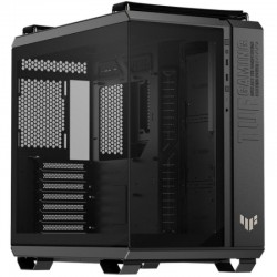Carcasa ASUS TUF GAMING GT502 HORIZON Mid Tower ARGB NEGRU, Tempered Glass, Sloturi Expansiune 8+ 3 aditional verticale, Drive Bays: 2x3.5 Carcasa ASUS TUF GAMING GT502 HORIZON Mid Tower ARGB NEGRU, Tempered Glass, Sloturi Expansiune 8+ 3 aditional verticale, Drive Bays: 2x3.5