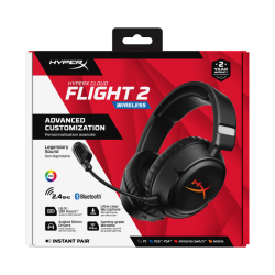 HyperX Cloud Flight 2 WL BK GAM HS HyperX Cloud Flight 2 WL BK GAM HS