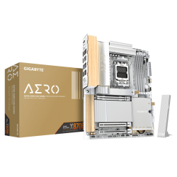 GIGABYTE X870E AERO X3D WOOD. Processor manufacturer: AMD, Processor socket: Socket AM5, Compatible processor series: AMD Ryzen 7000  Series, AMD Ryzen 8000 Series, AMD Ryzen 9000 Series. Supported memory types: DDR5-SDRAM, Maximum internal memory: 256 GB
