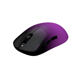 Mouse wireless Hator Quasar 3 ULTIMA 8K, senzor PixArt PAW3950, switch HATOR® Optical 100M, conectivitate 2.4GHz, bluetooth si USB, polling rate pana la 8000Hz, rezolutie maxima 30000 DPI, capacitate baterie 300 mAh, durata de viata baterie in modul wirel