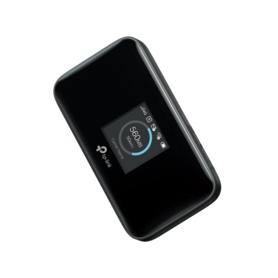 600Mbps 4G LTE-Advanced Mobile Wi-Fi Build-In 600Mbps 4G+ LTE Advanced Modem SPEED: 867 Mbps at 5 GHz and 300 Mbps at 2.4 GHz, 4G+ Cat12 600/150 Mbps SPEC: 3280 mAh Rechargeable Battery, 1.4 inch TFT Color Screen Display, 2 TB Micro SD Card Slot, 1 * Type