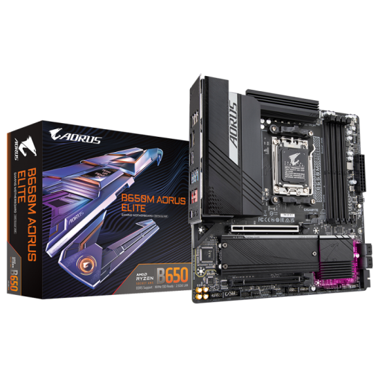 Placa de bază Gigabyte B650M AORUS ELITE AM5 Placa de bază Gigabyte B650M AORUS ELITE AM5
