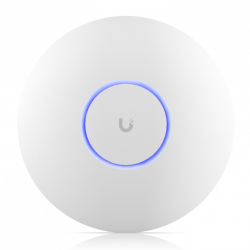 Ubiquiti U7-PRO WI-FI 7 Access Point, Dimensiuni: Ø206 x 46 mm, Polycarbonat, metal, Interfata: 1 x 1/2.5 GbE RJ45 port, Alimentare PoE+, Standarde wireless: 802.11a/b/g/n/ac/ax/be, 300+ clienti.