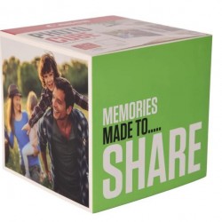 CANON PP-201 13x13CM PHOTO CUBE Green, 40 coli, 1 x rama foto.