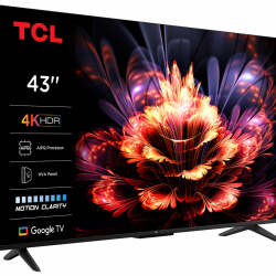 Televizor TCL LED 43V6C, 108 cm, Smart Google TV, 4K Ultra HD, (Model 2025)