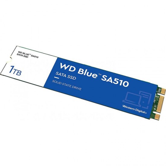 SSD intern WD WD Blue SA510, 1 TB, SATA, M.2 SSD intern WD WD Blue SA510, 1 TB, SATA, M.2