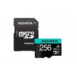 Card de Memorie MicroSDXC Adata 256GB, Adaptor SD, Class 10