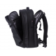 Lemontti Rucsac Smart Premium cu Vacuum si pompa vid 5 capete inclusa, 30-60L pentru cabina avion, impermeabil, doua mufe incarcare USB: USB-A si Type-C, extensie suplimentara, sistem antifurt, Negru