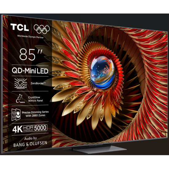 Televizor TCL Mini LED 85Q8C, 215 cm, Smart Google TV, 4K Ultra HD, (Model 2025) Televizor TCL Mini LED 85Q8C, 215 cm, Smart Google TV, 4K Ultra HD, (Model 2025)