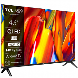 Televizor TCL QLED 43S59K, 108 cm, Smart Android TV, FHD Televizor TCL QLED 43S59K, 108 cm, Smart Android TV, FHD