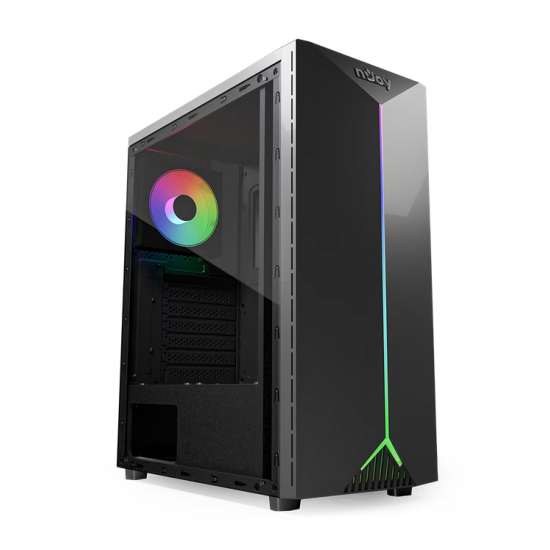 CARCASA NJOY PC ANIL Mid Tower NEGRU CARCASA NJOY PC ANIL Mid Tower NEGRU