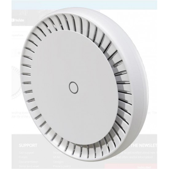 Wireless Access Point Mikrotik CAPGI-5HAXD2HAXD, Procesor: IPQ-6010 1.8 GHz, 128 Mb NAND, 2 x GB ports, Tensiune alimentare: 18 - 57V DC, PoE In: 802.3af/at, Dimesiuni: 228 x 48mm, Consum max: 28W, Licenta RouterOS: L4, PoE Out: 802.3af/at, Standard Wi-Fi