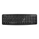Tastatura Serioux 9400USB, cu fir, US layout, neagra, 104 taste, USB