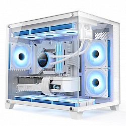 Carcasa 1STPLAYER Gaming MV6 TP WHITE Carcasa 1STPLAYER Gaming MV6 TP WHITE